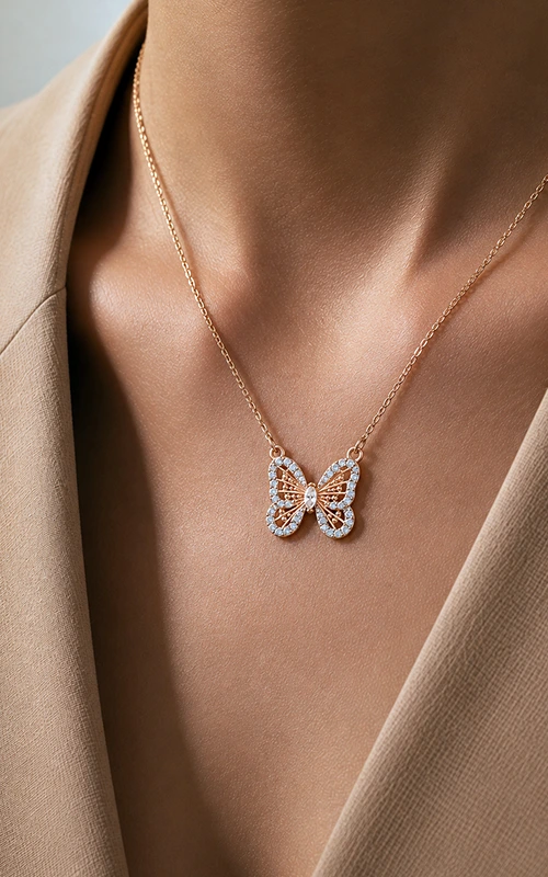 Papillon D’or Necklace